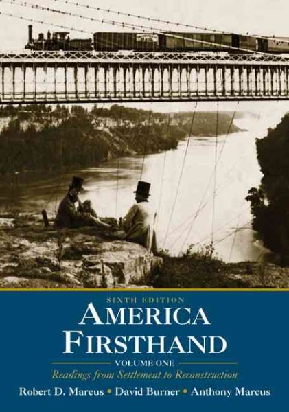 America Firsthand, Vol. 1 cover