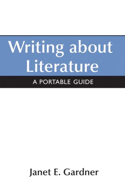 Writing About Literature: A Portable Guide cover