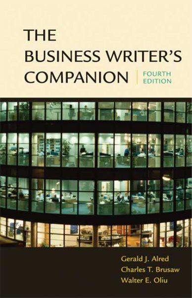 The Business Writer's Companion cover