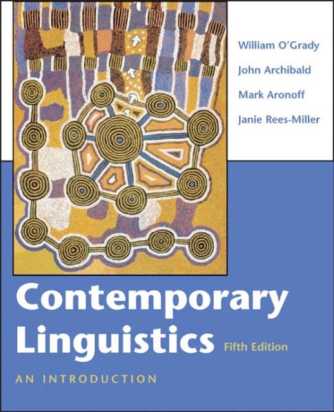 Contemporary Linguistics: An Introduction, Fifth Edition cover