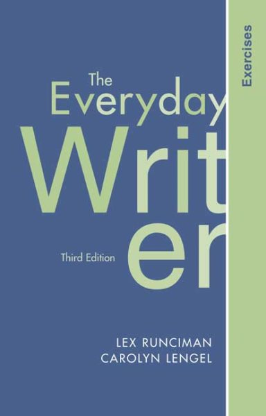 Exercises for The Everyday Writer cover