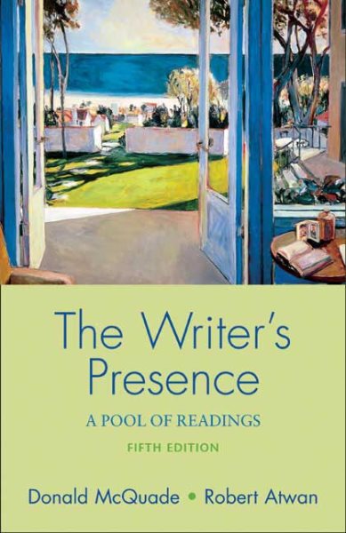 The Writer's Presence: A Pool of Readings cover