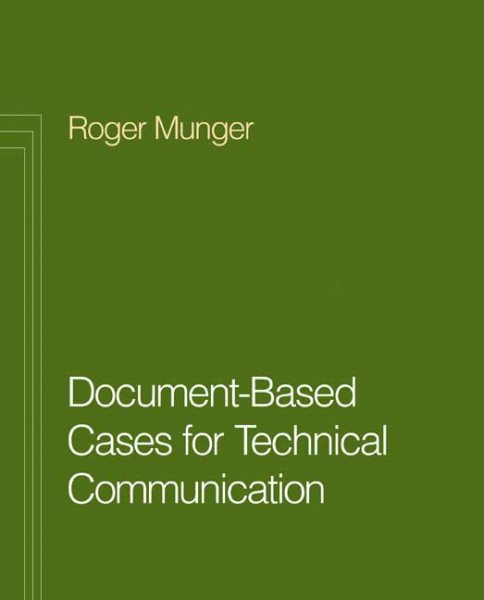 Document Based Cases for Technical Communication cover