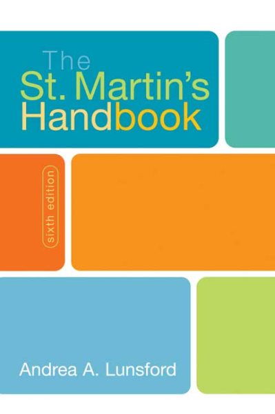The St. Martin's Handbook cover