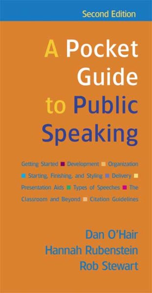 A Pocket Guide to Public Speaking cover