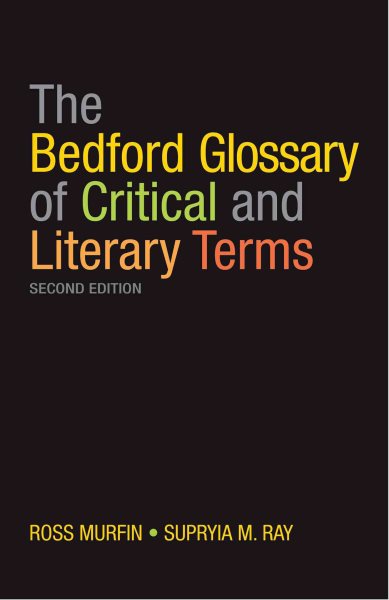 The Bedford Glossary of Critical and Literary Terms cover