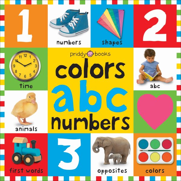 Bright Bbaby colors, abc, & numbers first words (First 100) cover