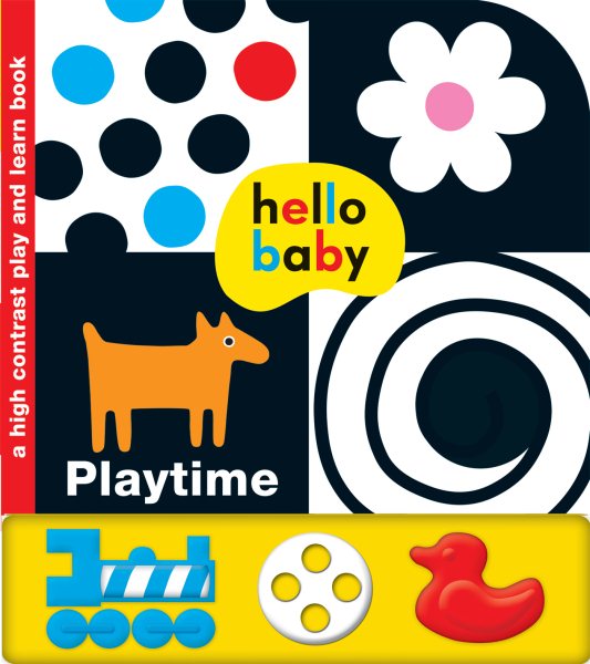 Hello Baby Play and Learn: Playtime: A High-Contrast Board Book cover