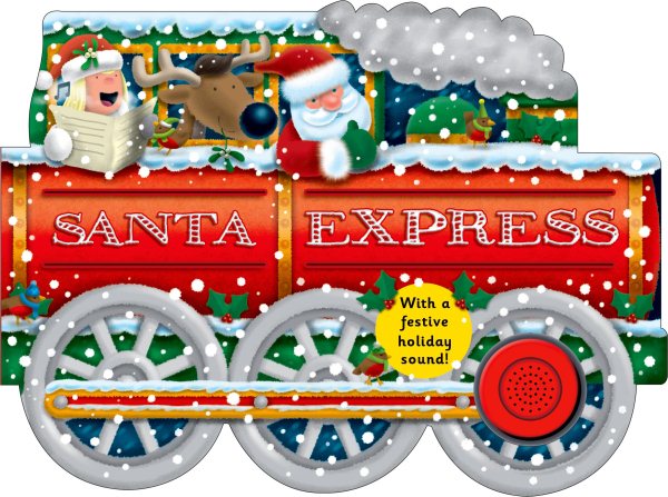 Santa Express: with a Festive Holiday Sound (Shaped Board Books) cover