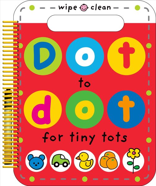 Dot to Dot for Tiny Tots Wipe Clean Activity Book cover