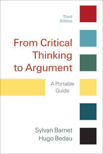 From Critical Thinking to Argument: A Portable Guide cover