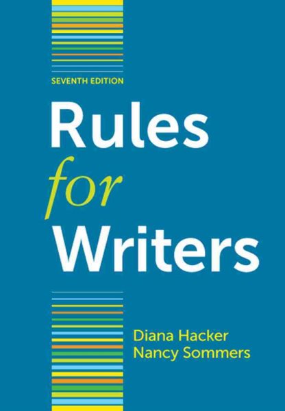 Rules for Writers with Writing about Literature (Tabbed Version) cover
