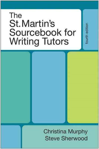 The St. Martin's Sourcebook for Writing Tutors cover