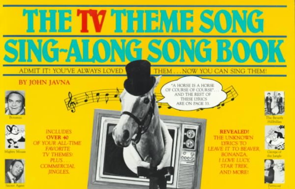 The TV Theme Song Sing-Along Song Book cover