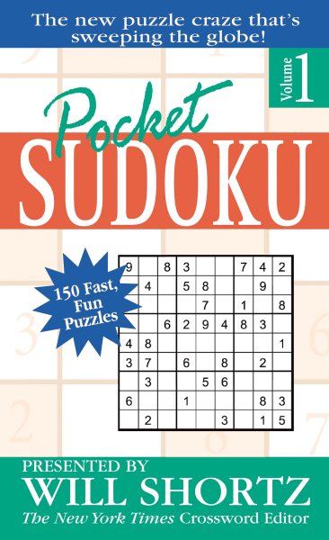 Pocket Sudoku Presented by Will Shortz, Volume 1: 150 Fast, Fun Puzzles cover