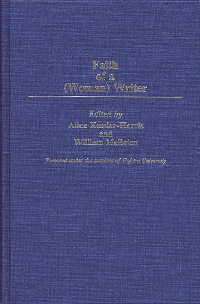 The Faith of a (Woman) Writer: cover