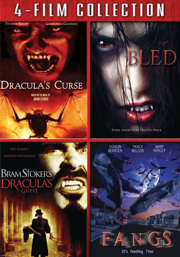 Four Film Collection (Dracula's Curse / Bled / Bram Stoker's Dracula's Guest / Fangs) cover