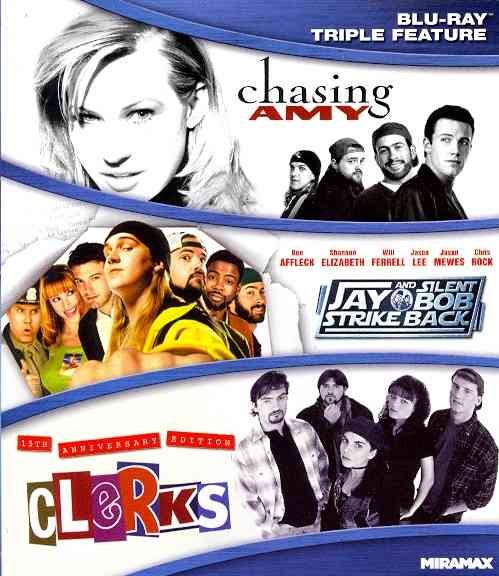 Kevin Smith Triple Feature (Clerks / Chasing Amy / Jay and Silent Bob Strike Back) [Blu-ray] cover