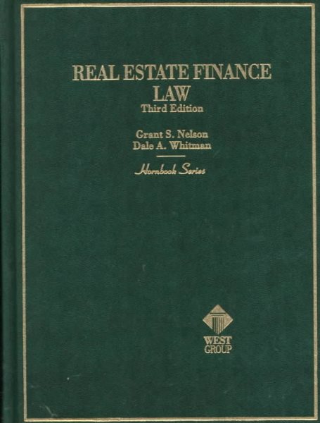 Real Estate Finance Law (Hornbook Series) cover