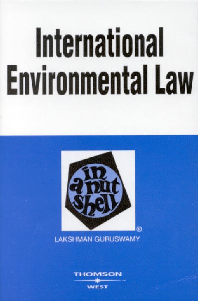 International Environmental Law in a Nutshell (Nutshell Series) cover