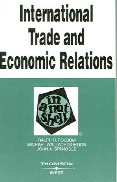 International Trade And Economic Relations In A Nutshell cover