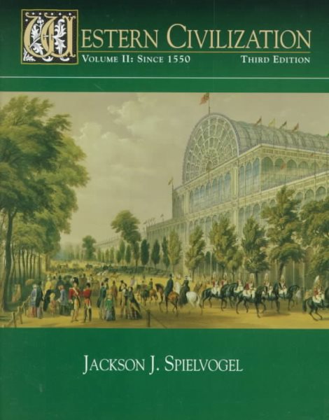 Western Civilization (Volume II Since 1550) cover