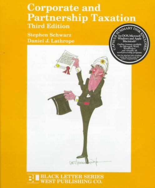 Corporate and Partnership Taxation (Black Letter Series) cover