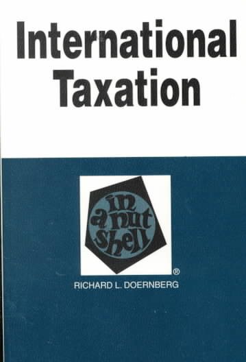 International Taxation : In a Nutshell (Nutshell Series) (4th Ed) cover
