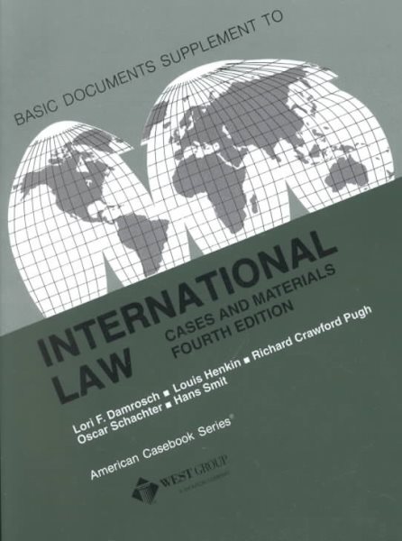 Basic Documents Supplement to International Law: Cases and Materials cover