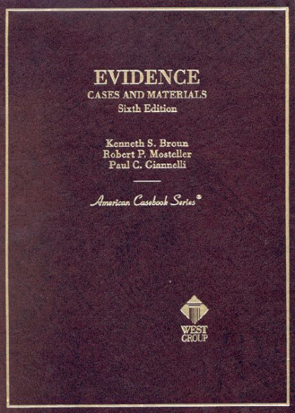 Evidence : Cases and Materials cover