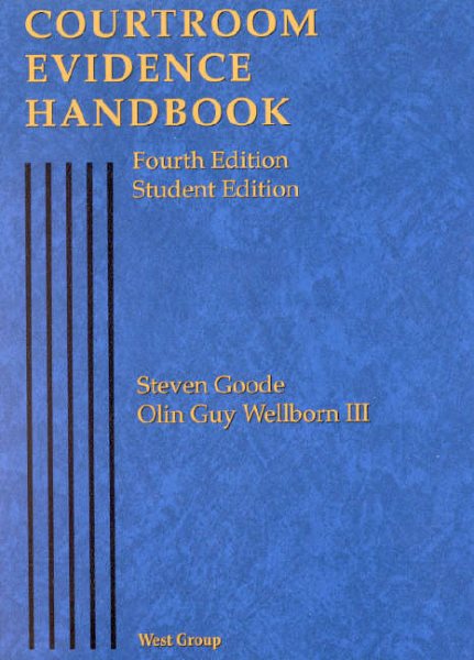 Courtroom Evidence Handbook cover