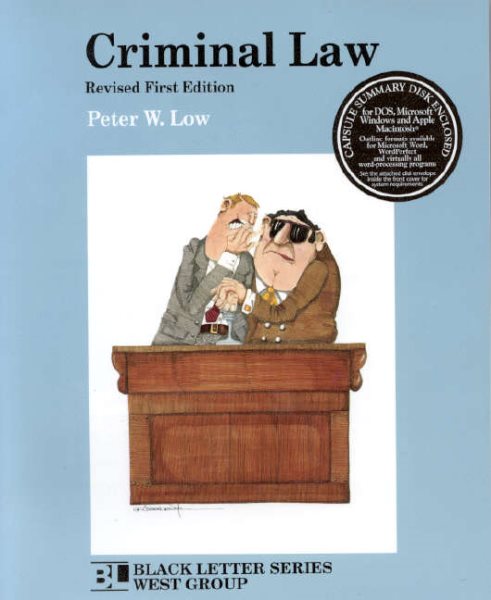 Criminal Law (Black Letter Series) cover
