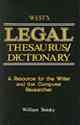 Legal Thesaurus/Legal Dictionary: A Resource for the Writer and Computer Researcher (Paralegal Reference Materials) cover