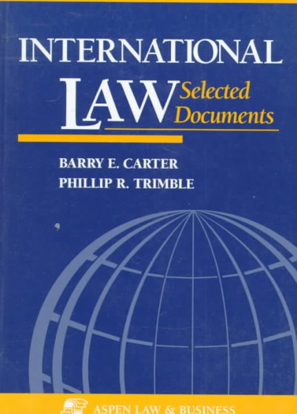 International Law: Selected Documents (Supplement) cover