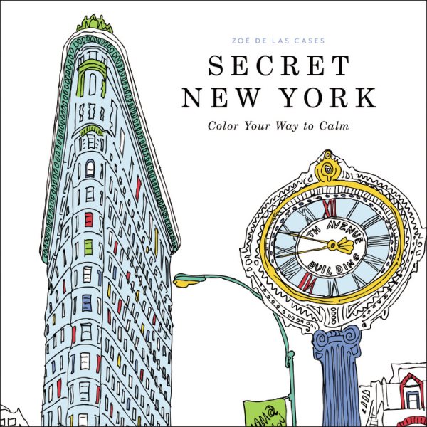 Secret New York: Color Your Way to Calm cover