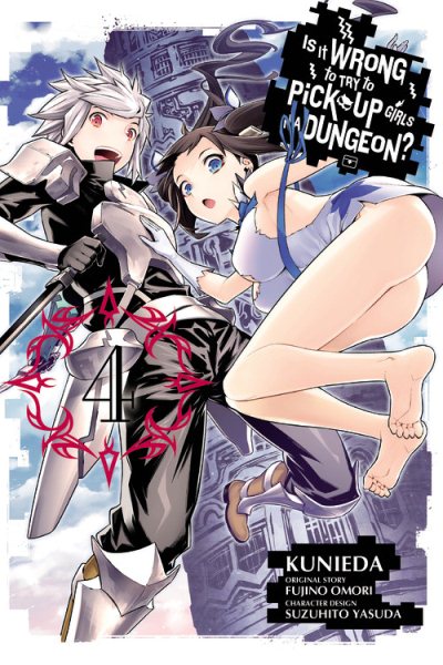 Is It Wrong to Try to Pick Up Girls in a Dungeon?, Vol. 4 - manga (Is It Wrong to Try to Pick Up Girls in a Dungeon (manga), 4) cover