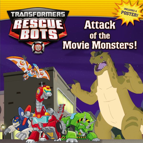 Transformers Rescue Bots: Attack of the Movie Monsters! cover