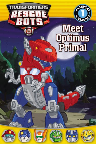 Transformers: Rescue Bots: Meet Optimus Primal (Passport to Reading) cover