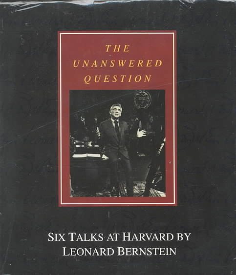 The Unanswered Question - Six Talks at Harvard by Leonard Bernstein [VHS] cover