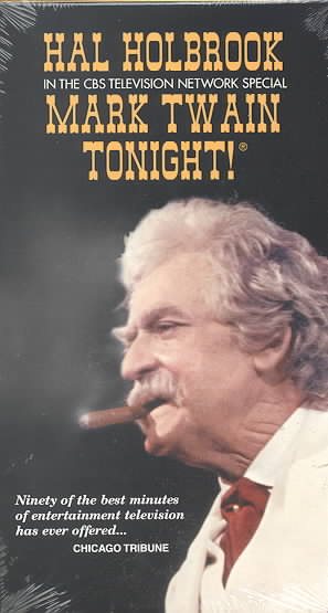 Mark Twain Tonight [VHS]