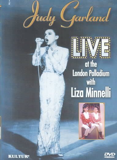 Judy Garland Live at the London Palladium with Liza Minnelli cover