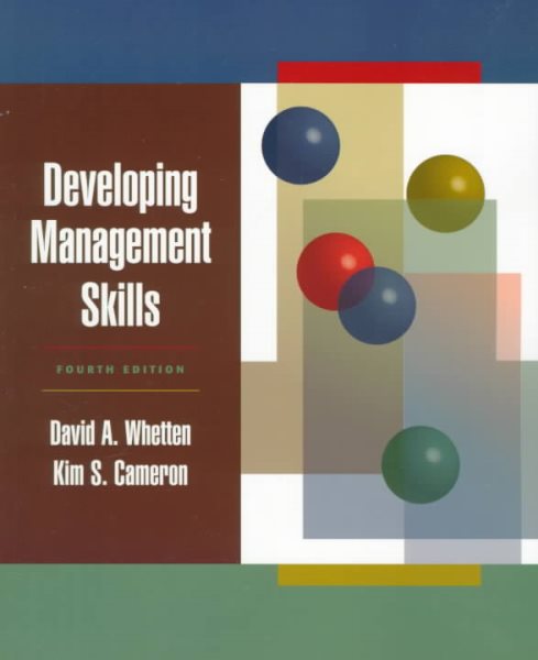 Developing Management Skills - People Processes and Technologies cover