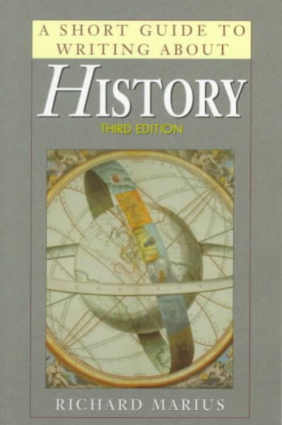 A Short Guide to Writing About History (Short Guide Series) cover