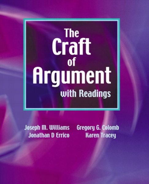 The Craft of Argument with Readings cover