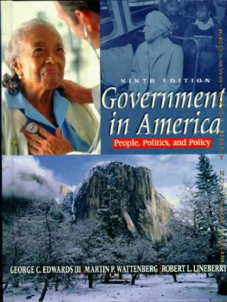 Government in America: People, Politics, and Policy cover