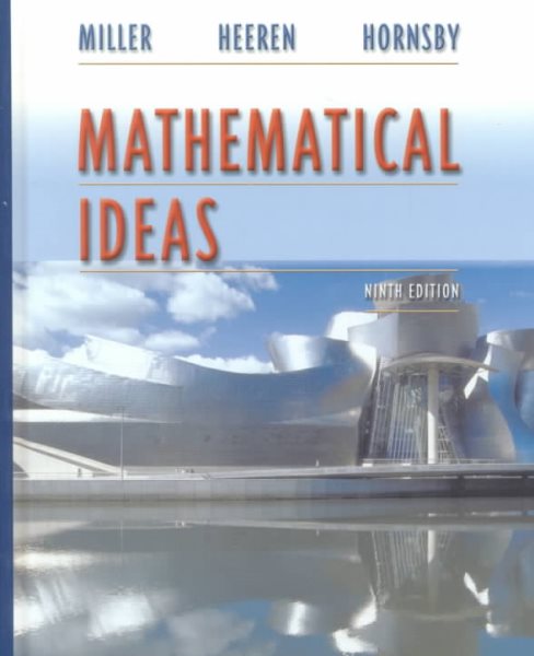 Mathematical Ideas (9th Edition) cover