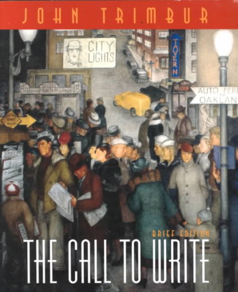 Call to Write, Brief Edition, Paper, The cover