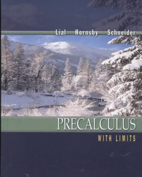 Precalculus with Limits cover