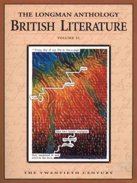 The Longman Anthology of British Literature (The Twentieth Century) cover