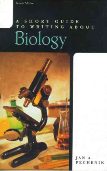 A Short Guide to Writing about Biology (4th Edition) cover